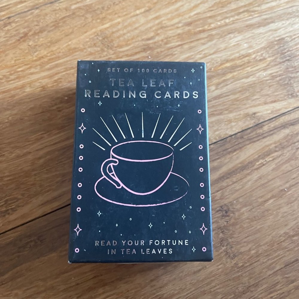 Gift Republic Tea Leaf Reading Read Your Fortune In Tea Leaves 100 Card Game
